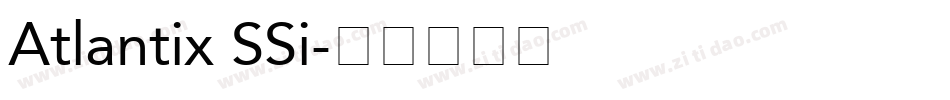 Atlantix SSi字体转换